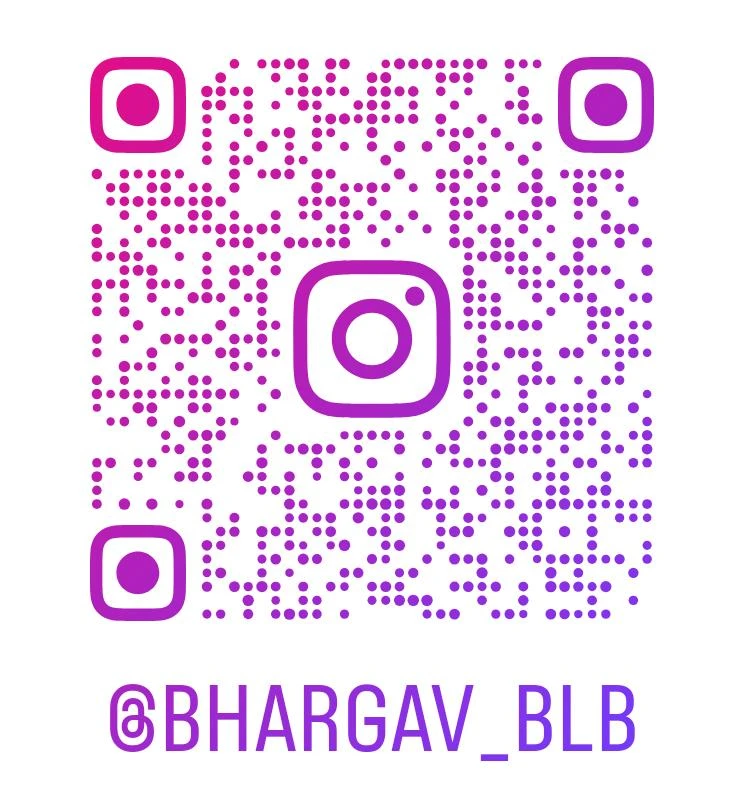 Instagram QR code @bhargav_blb
